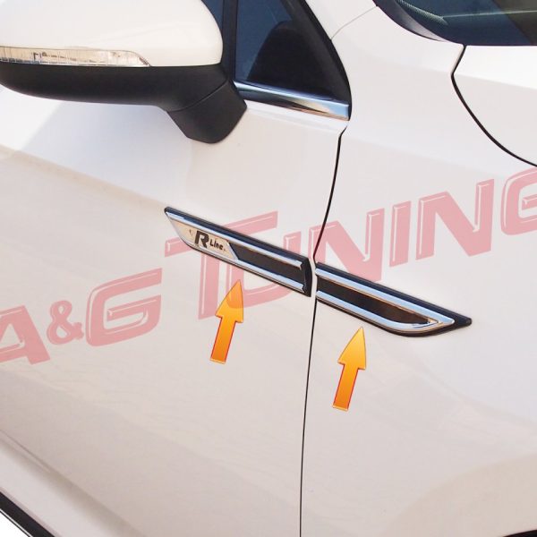Volkswagen Passat B8 - B8.5 R Line Çamurluk Çıtası 4Prç.
