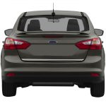 Ford Focus 3 Sedan Formlu Krom Bagaj Alt Çıta 2011-2017 Arası Paslanmaz Çelik