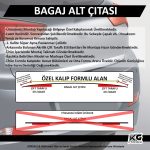Volkswagen Passat B6 2005-2011 Formlu Krom Bagaj Alt Çıtası - Görsel 3