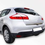 Renault Megane 3 Formlu Krom Bagaj Alt Çıta Paslanmaz Çelik