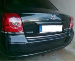 Toyota Avensis Formlu Krom Bagaj Alt Çıtası 2003-2009 - Görsel 3