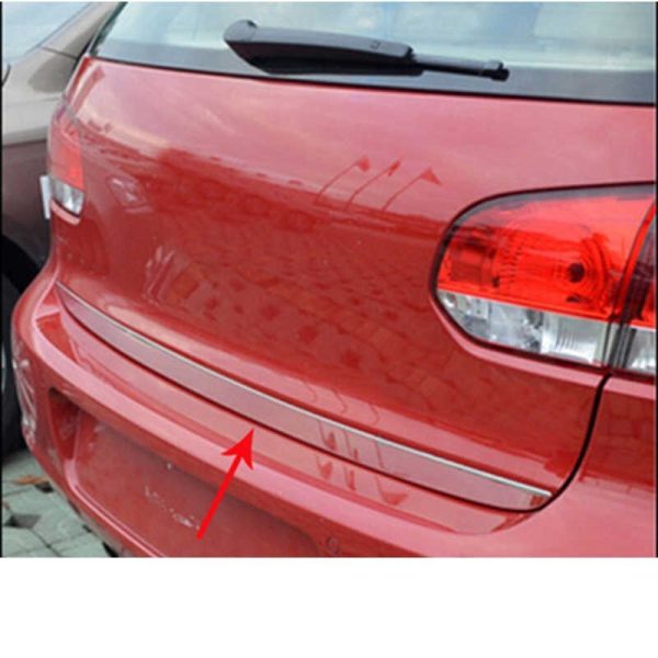VW Golf 6 Formlu Krom Bagaj Alt Çıta 2010-2013