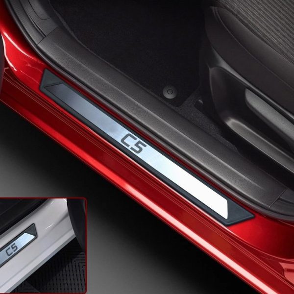 Citroen C5 2 Krom Kapı Eşik Koruması 2008-2012 4 Parça