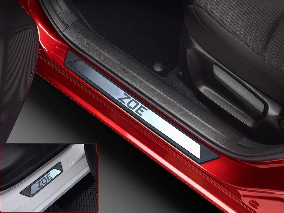 IMG-4261650185539694698.jpg Renault Zoe 2020- Kapı Eşik Koruması 4 Parça - Görsel 1