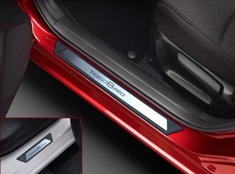 IMG-5612831370451594118.jpg Chery Tiggo 8 Pro Krom Kapı Eşik Koruması - Görsel 1