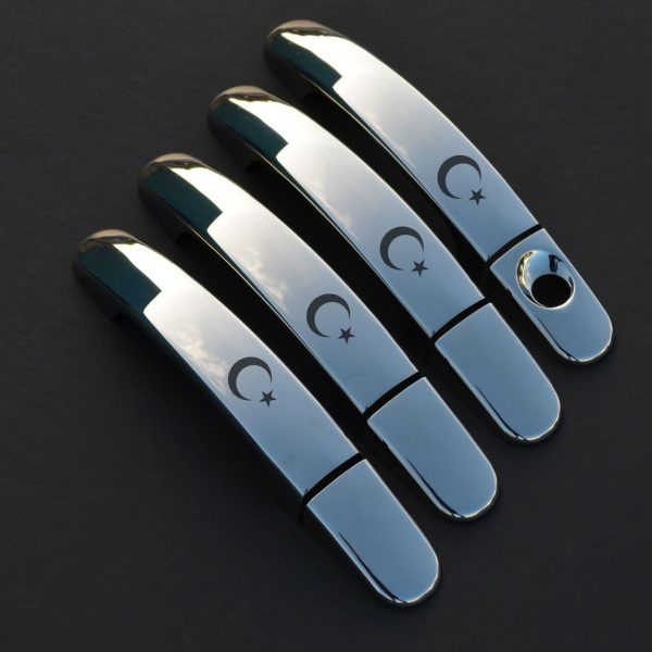 Ford Focus 2 Krom Kapı Kolu Tk Bayrak 2008-2011 4 Kapı Paslanmaz Çelik